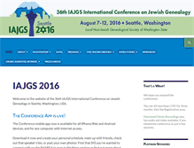 Tablet Screenshot of iajgs2016.org